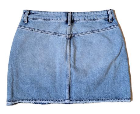 Riflová mini sukňa zn. eirin kristiansen, veľ. s/m, s