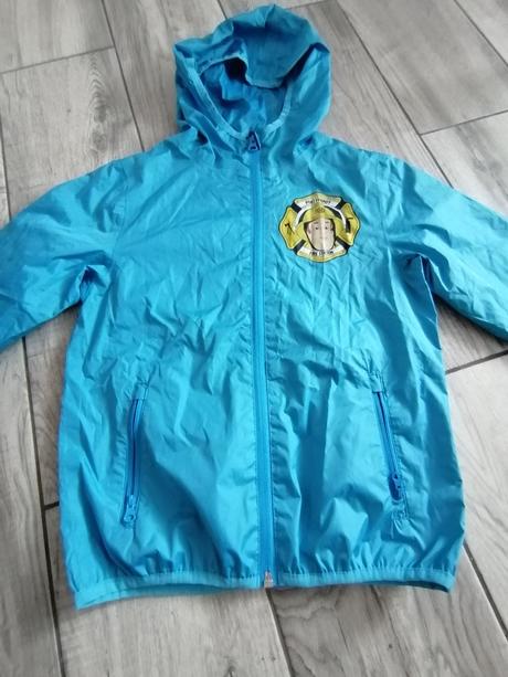 Tenšia bunda do dažďa - požiarnik sam - 110/116, 110