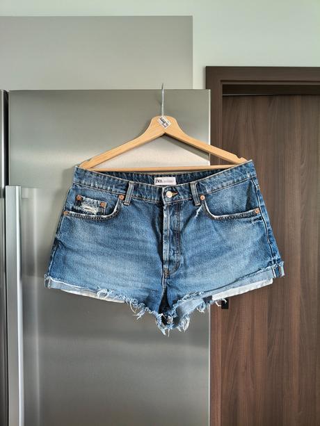 Zara riflové šortky 42, zara,l