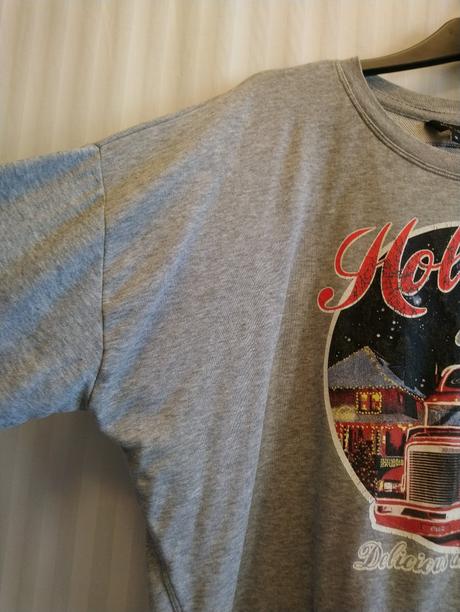 Dámska sivá mikina s motívom, new look, xxxl, new look,xxxl