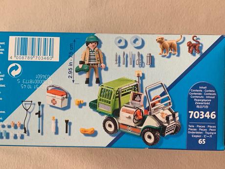 Playmobil 70346 zoo veterinar s vozidlom, 
