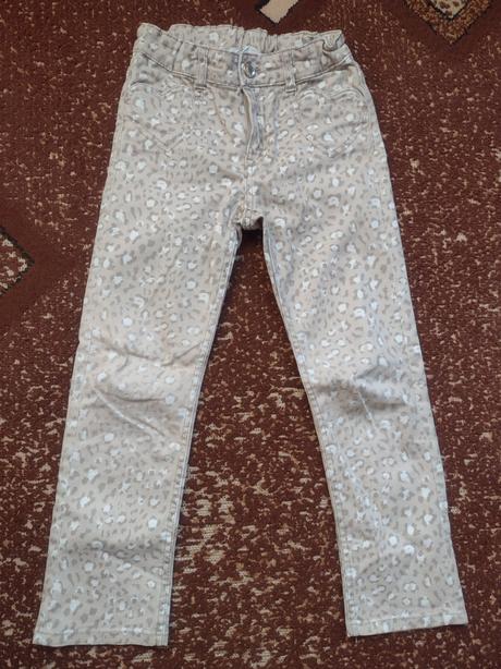 Hnedé nohavice, h&m,122