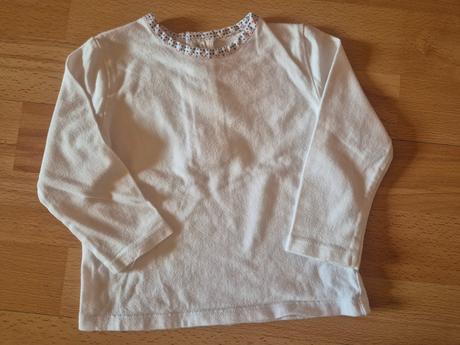 Biele tričko, mamas & papas,80