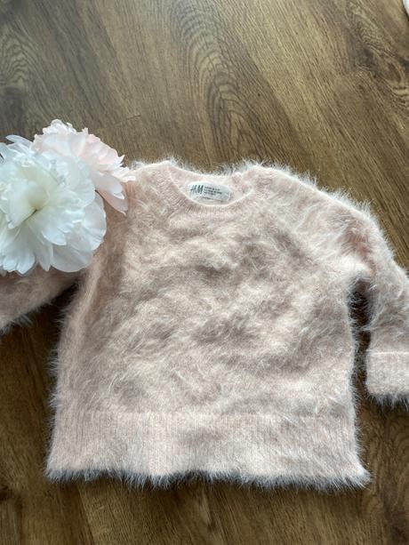 Huňatý svetrik h&m, chlpatý, h&m,92