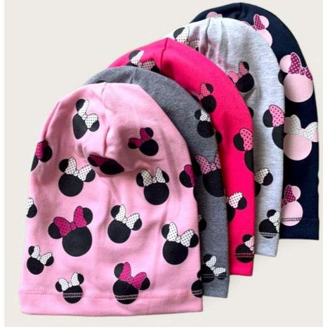 Detská bavlnená čiapočka s minnie motívom, 92 - 152