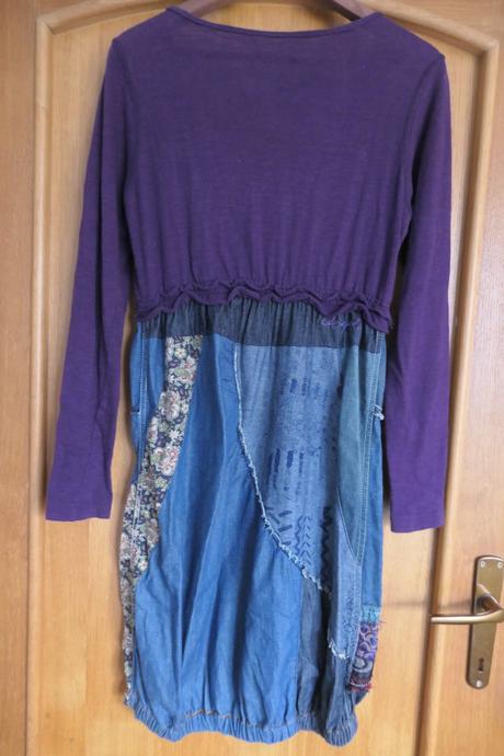 Desigual bavlnene riflove moderne saty m/l, desigual,m