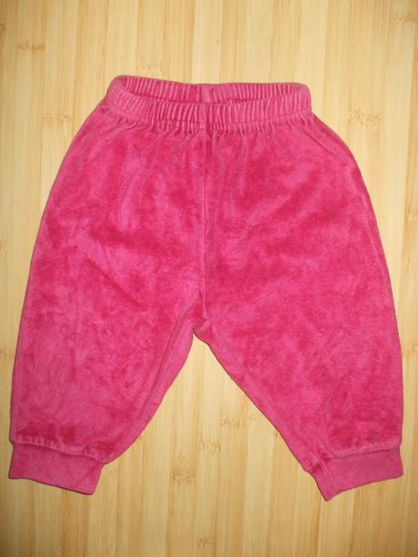 Velúrové tepláčiky, berti,68