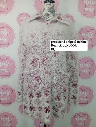 Chlpatý svetrík xl-xxl, xxl