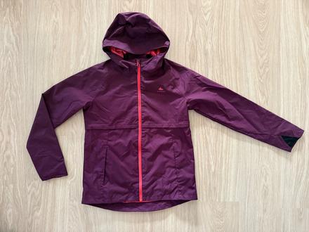Prechodná vodeodolná dievčenská bunda quechua, quechua,164