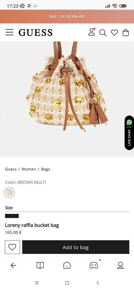 Dámska kabelka guess, guess