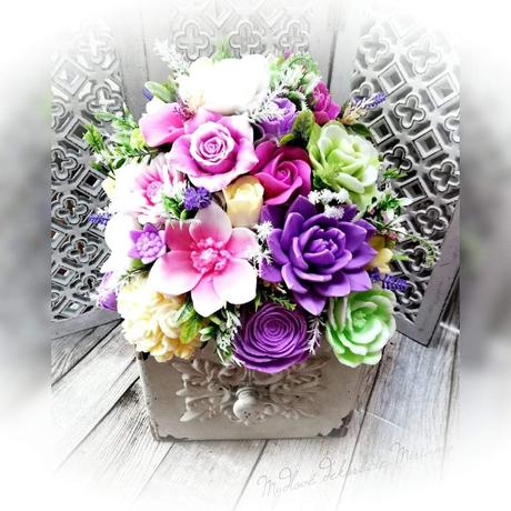 Voňavé mydlové kytice,