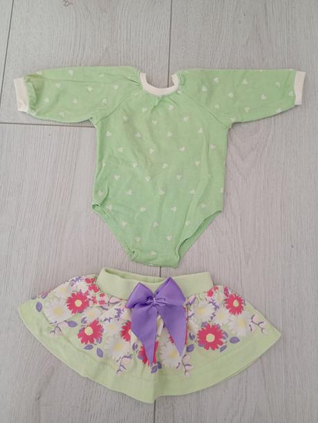 Body a suknička pre baby born, 