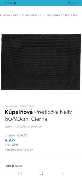 Koberček do kúpeľne Möbelix