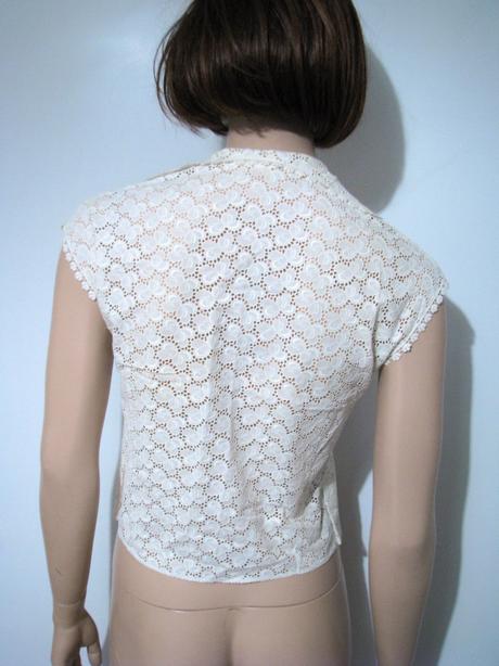 Bavlnená čipková blúzka, m