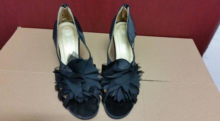 Satenove sandalky, 37