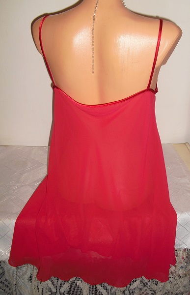 Cervena sexy kosielka, l