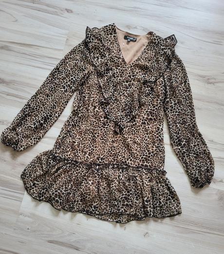 Leopardie šaty, tunika, m