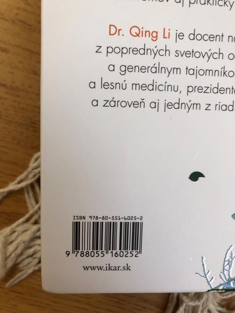 Šinrin'joku - umenie a veda lesného kúpeľa dr. qin, 