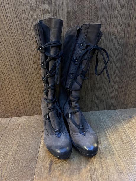 Dámske kožené zimné čižmy, 40