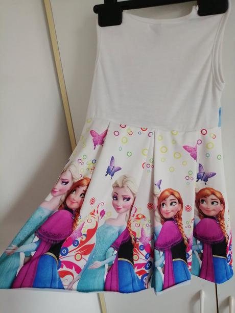 Tričko, saticky anna a elsa 5-6 rokov, disney,122