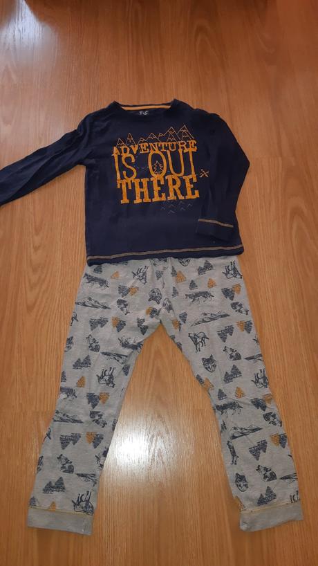 Pyžamo 2-dielne 5- dní oblečené v škole v prírode, f&f,140