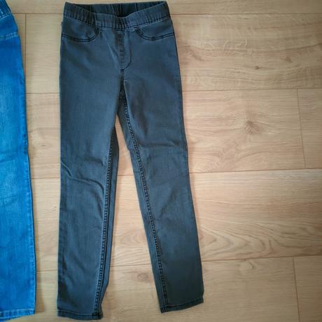 Riflové legíny h&m, mäkkučké, 2kusy, veľ.116, h&m,116
