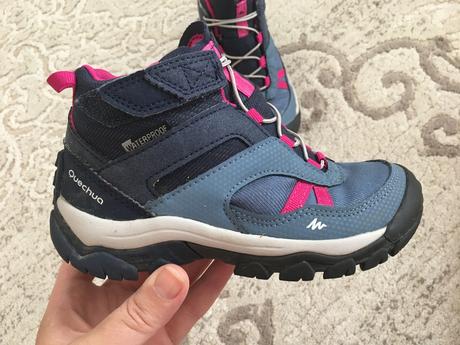 Detské turistické topánky, quechua,28