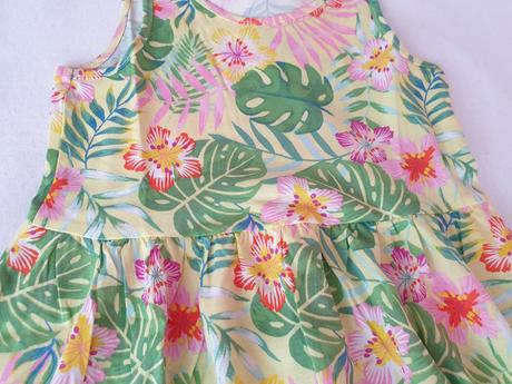Dievčenské šaty s kvietkami, h&m,110 - 140