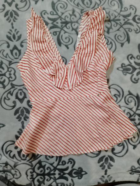 Guess peplum dámska blúzka s volánom, guess,s