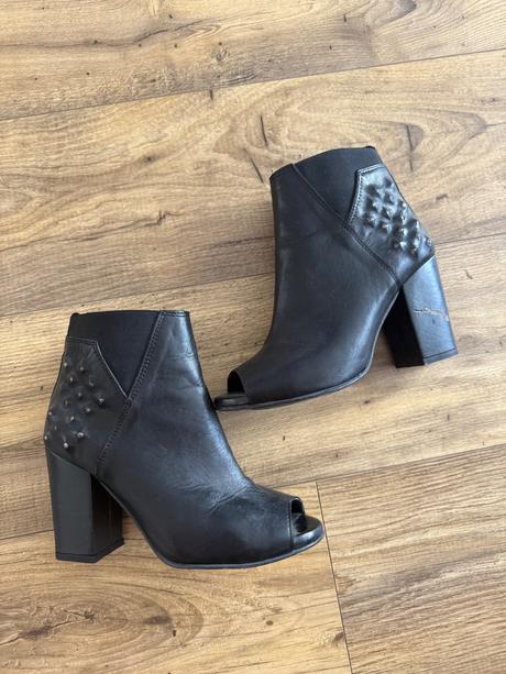 Čižmy s otvorenou špičkou, river island,37