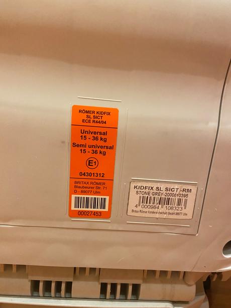 Romer britax kidfix sl sict - rm, römer