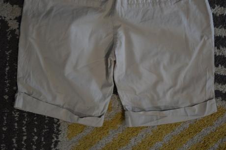 Krémové kraťase, camaieu,36