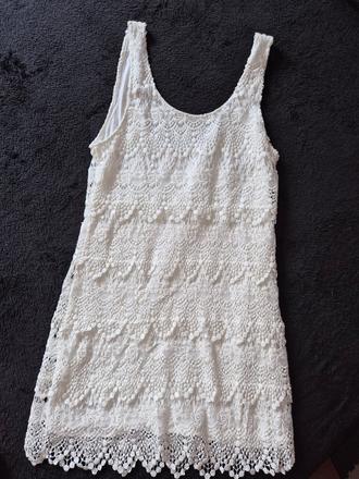 Biele šaty., h&m,36