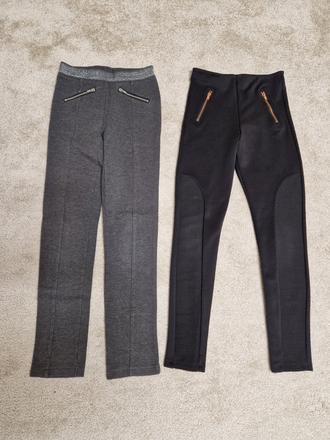 Leginy jegginy 140 sivé, h&m,140