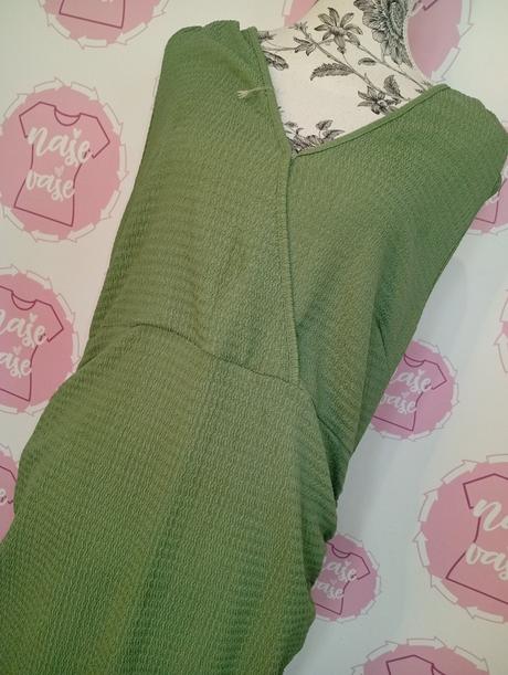 Midi zelene šaty, xl