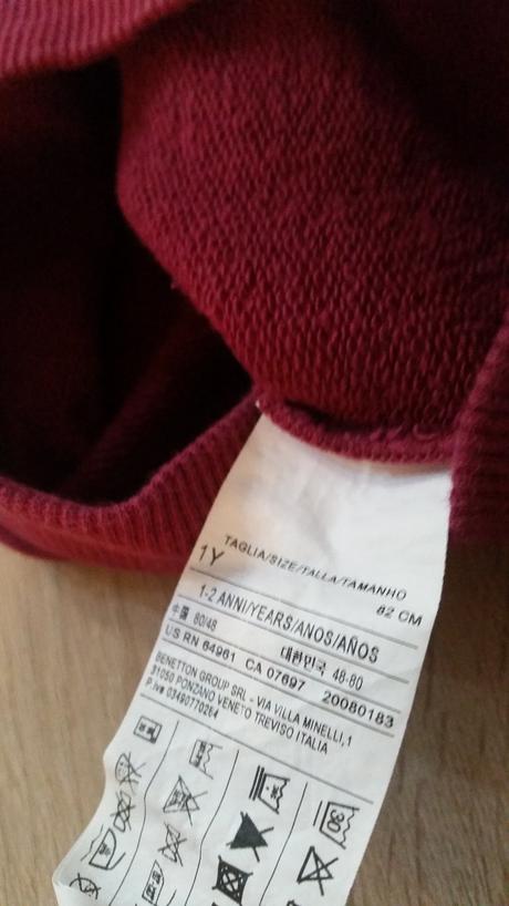 Mikina benetton, benetton,80