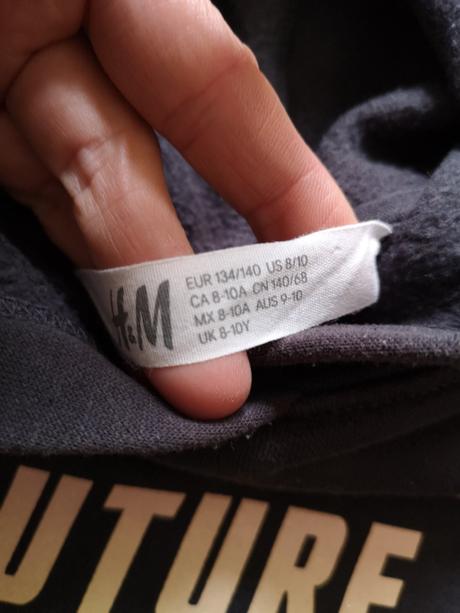 Dievčenská mikina hm 134/140, h&m,134