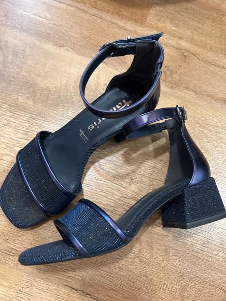 Sandálky s opätkom, tamaris,35