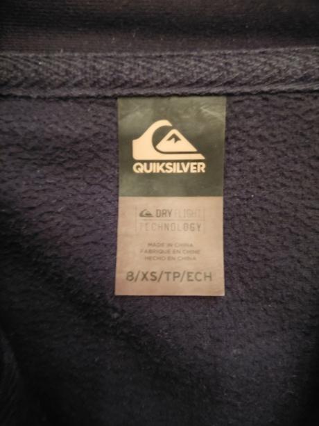 Flisová mikina quiksilver, quiksilver,128