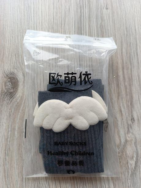 Dievčenské podkolienky s krídlami - 2 veľkosti, 