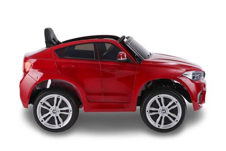 Elektrické autíčko bmw x6m new  červené lakované, 