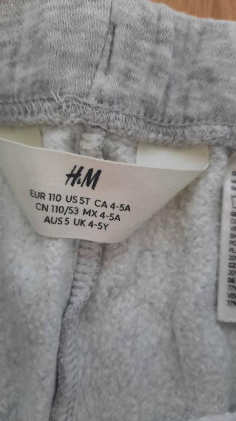 Tepláčky, h&m,110