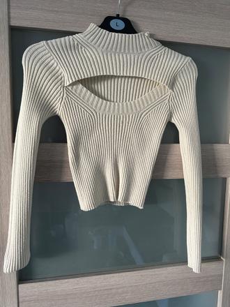 Krémové tričko, terranova,s