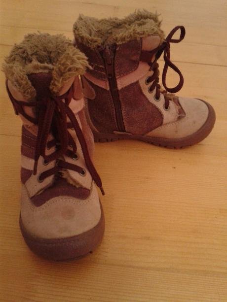 Kožené ružové zimné topánky protetika, protetika,24