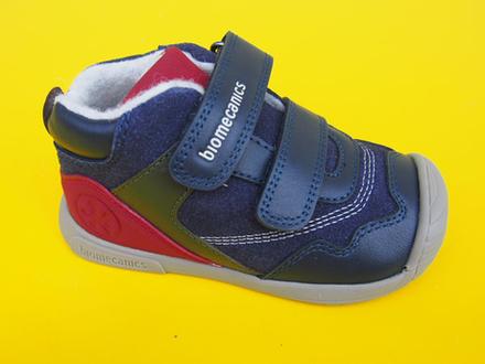 Detské kožené topánky biomecanics zateplené vlnou, 23 / 24 / 25