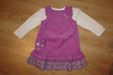 Menžestrové šaty s bavlneným tričkom a pančuškami, f&f,86