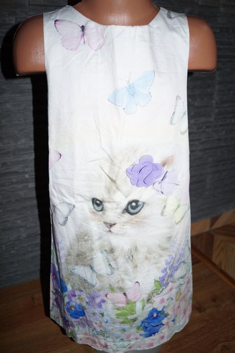 Saty s mačičkou, h&m,128