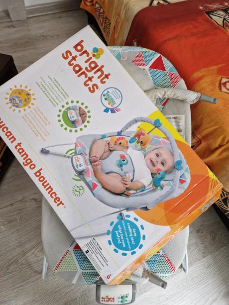 Vibrujuce kresielko bright stars, 