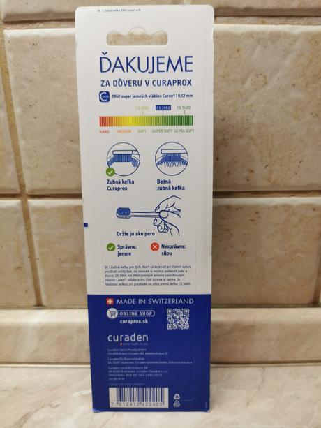 Curaprox 3960 kefky 3 ks nové, 