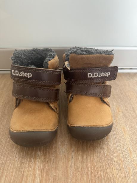 Kožené vyteplené barefoot d.d.step, d.d.step,21